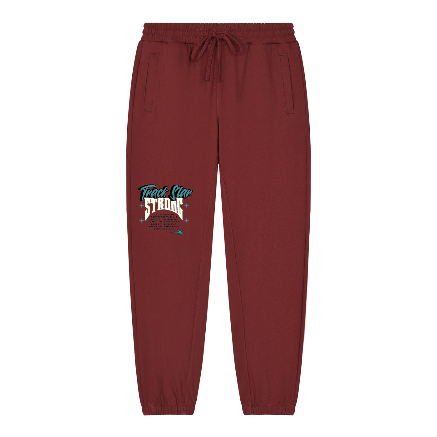 "Track Star" Unisex Loose Fit Tapered Jogger Pants