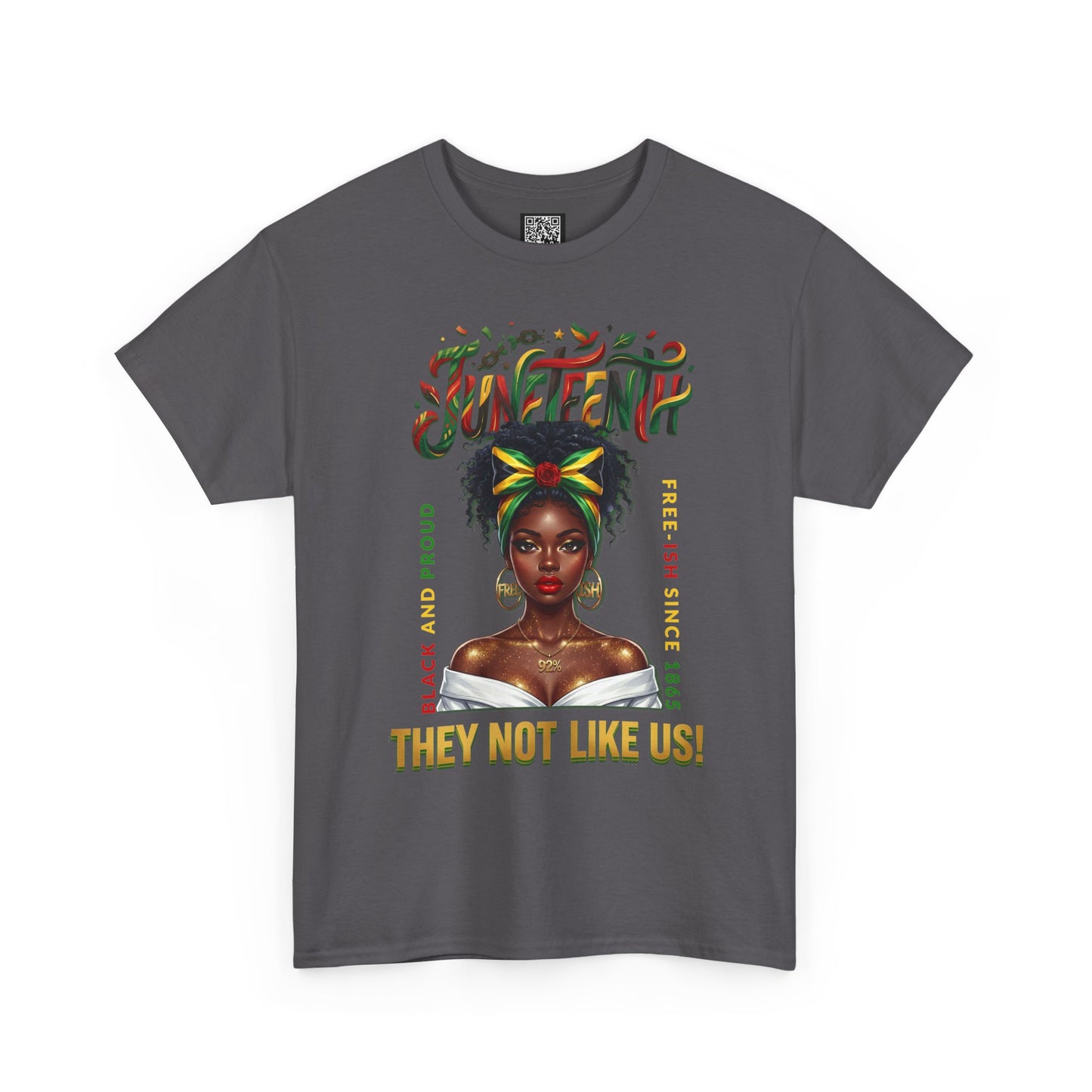 Juneteenth Celebration Tee — "They Not Like Us" Black History Graphic Shirt