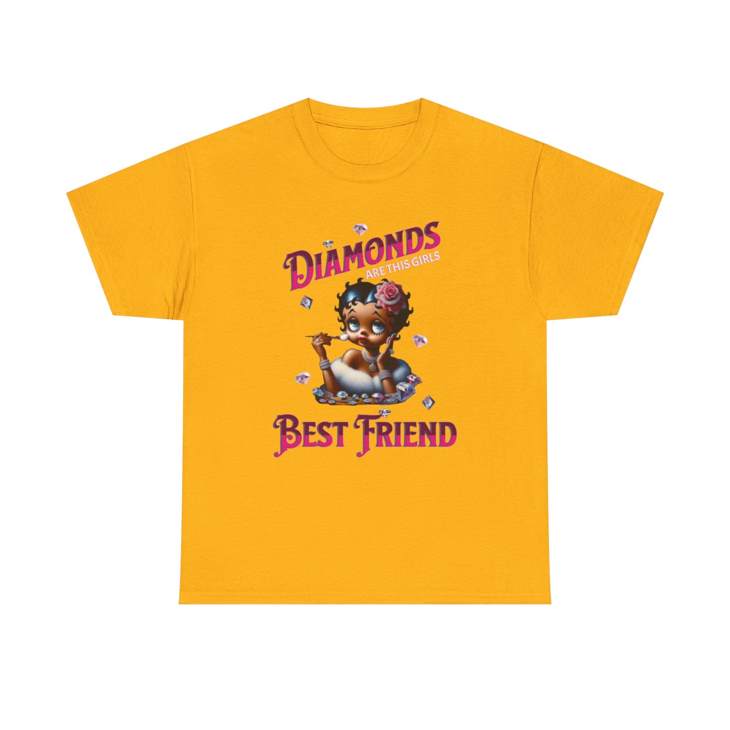 Diamonds Are This Girl's Best Friend, Marilyn Monroe Quote Shirt, Best Friend Tees, Betty Boop I Love Diamonds T-Shirts,