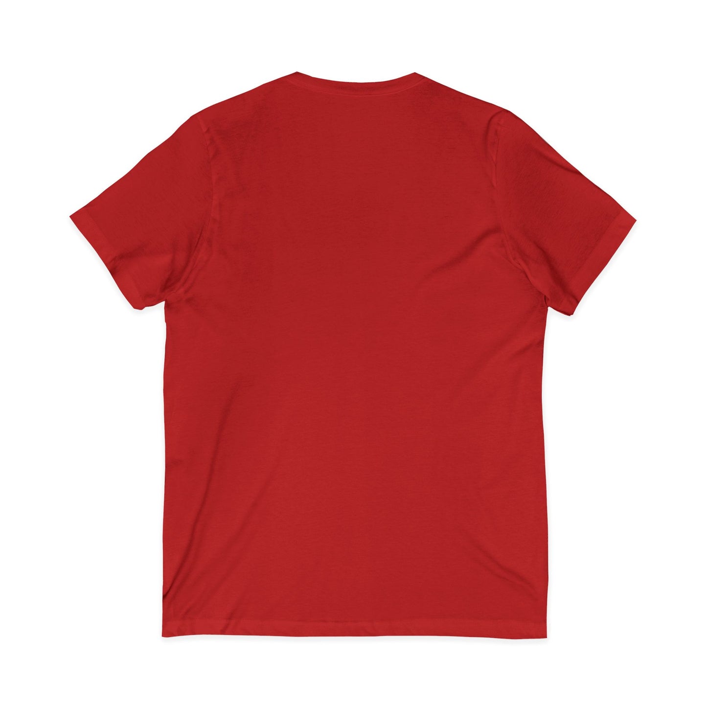 Personalized Dog on Scooter V-Neck Tee - "Off to Praise the Lord"