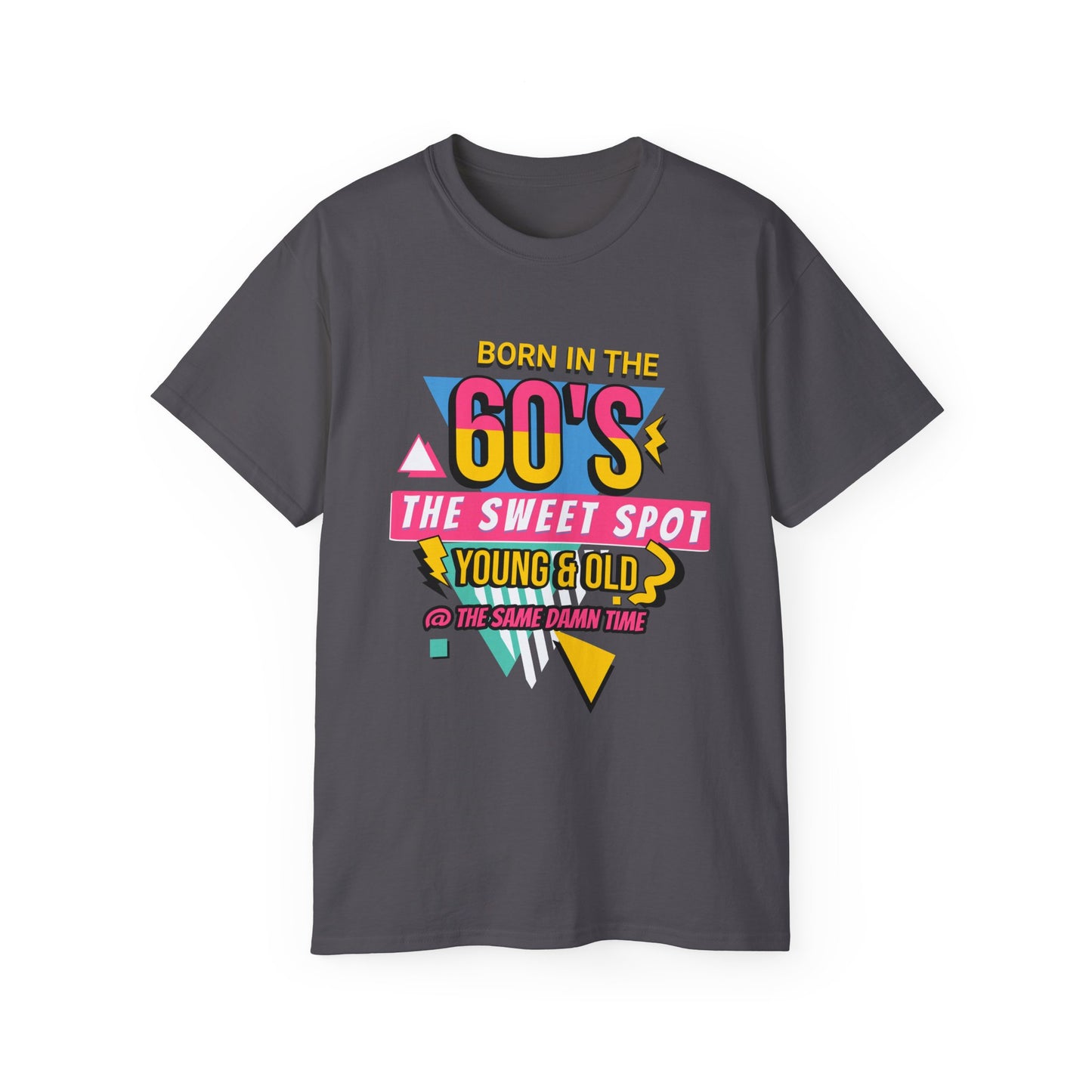 Retro 60s Birthday Tee, Fun Gift for 60th Birthday Celebration, Vintage Style Unisex Cotton T-shirt, Perfect for Nostalgia Lovers, [...]