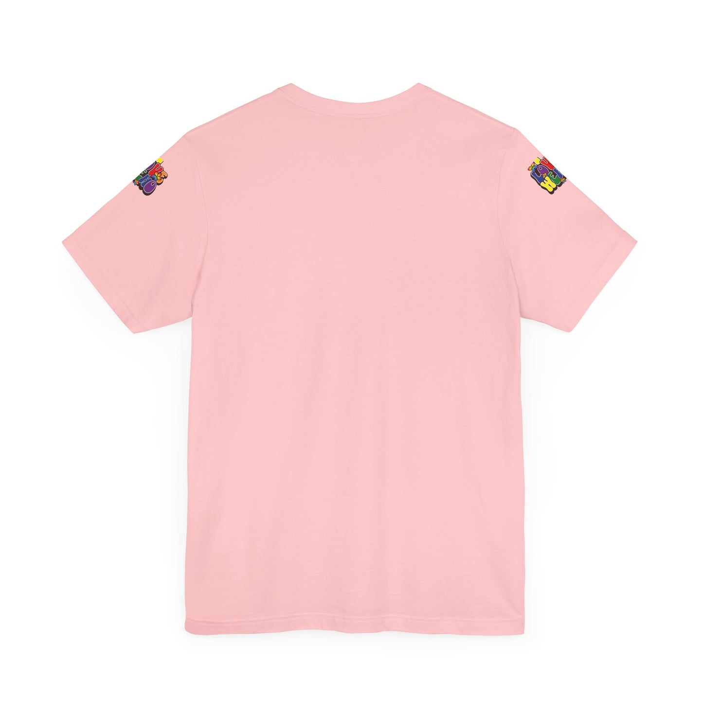 Colorful LGBTQ+ Love Short Sleeve Tee, Pride T-Shirt, I Love WeHo, Pride Festival Merchandise, Gift for Friends, Unisex Graphic Tee