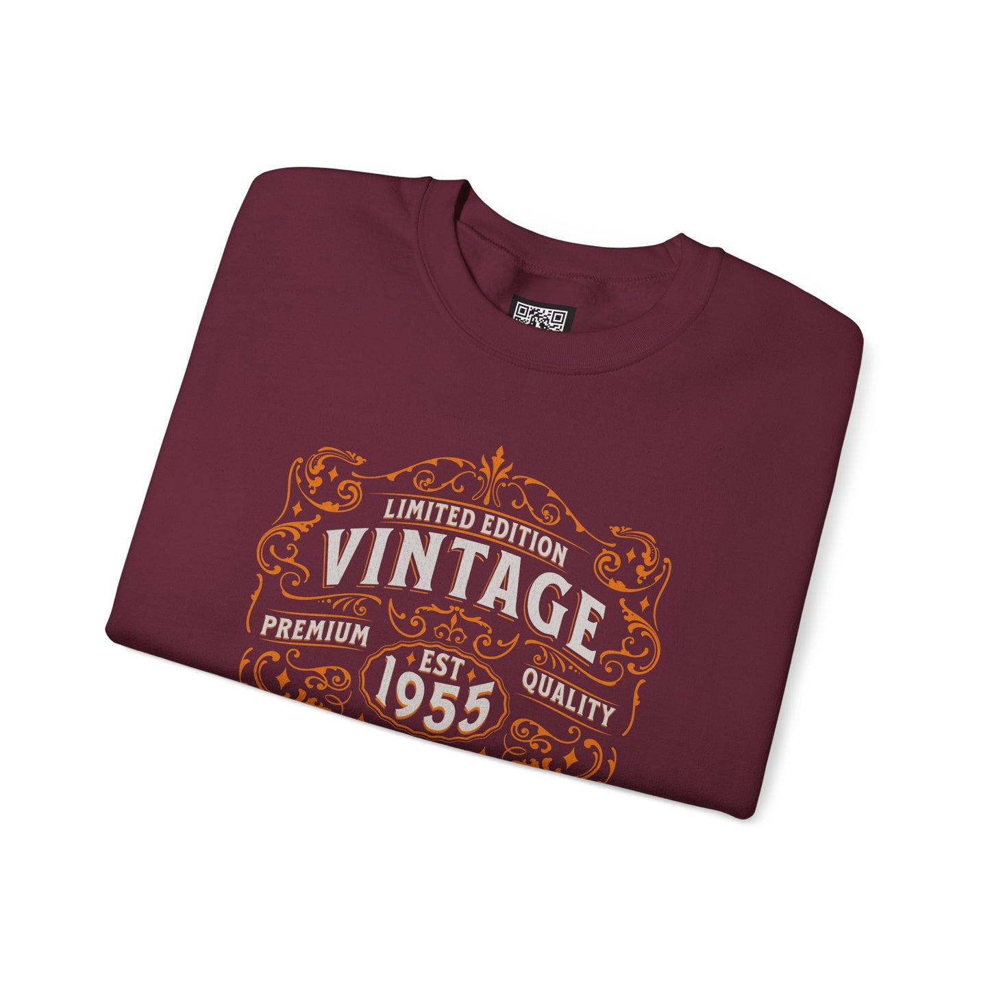 Personalized Vintage Perfection Crewneck Sweatshirt – Retro Graphic Pullover Shirt