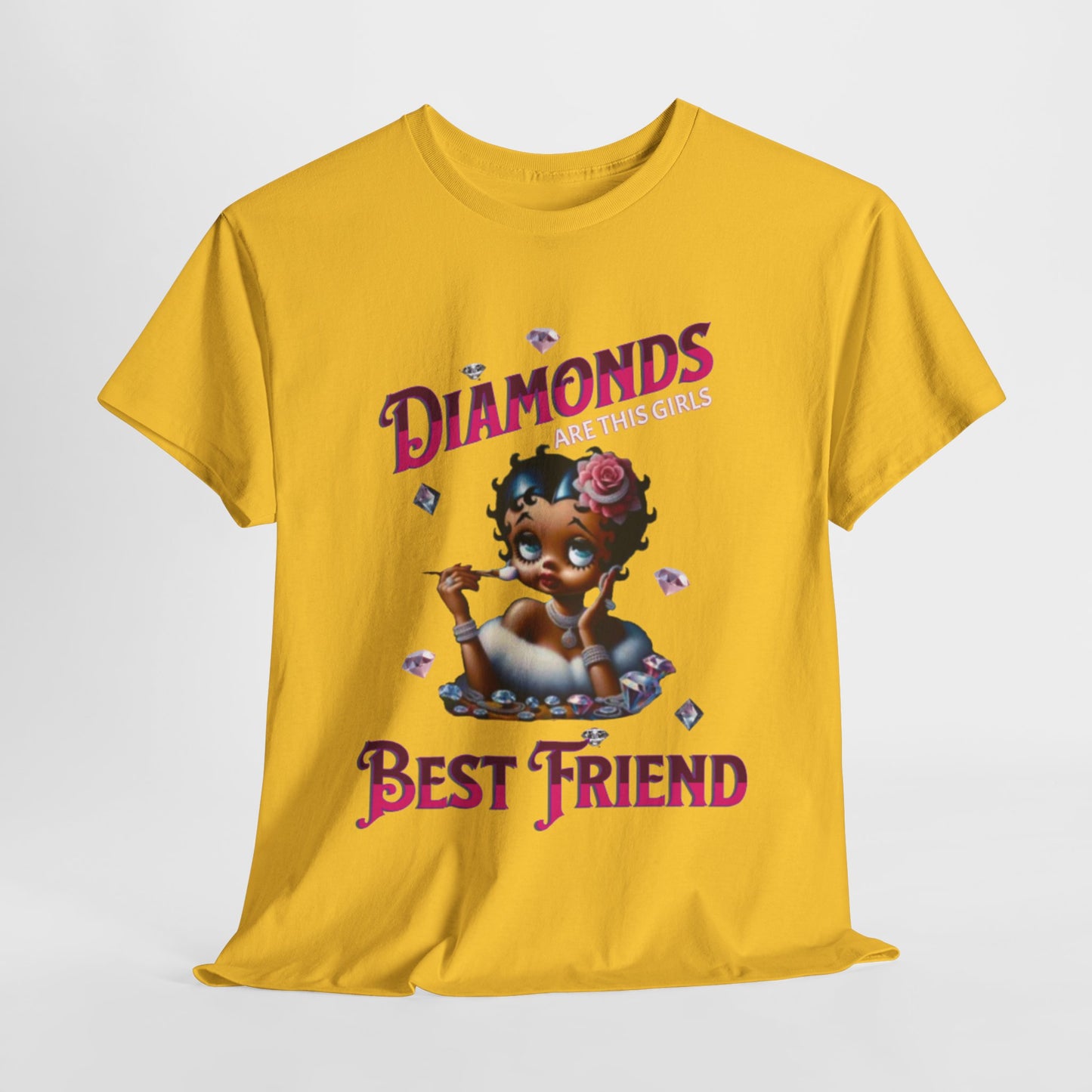 Diamonds Are This Girl's Best Friend, Marilyn Monroe Quote Shirt, Best Friend Tees, Betty Boop I Love Diamonds T-Shirts,