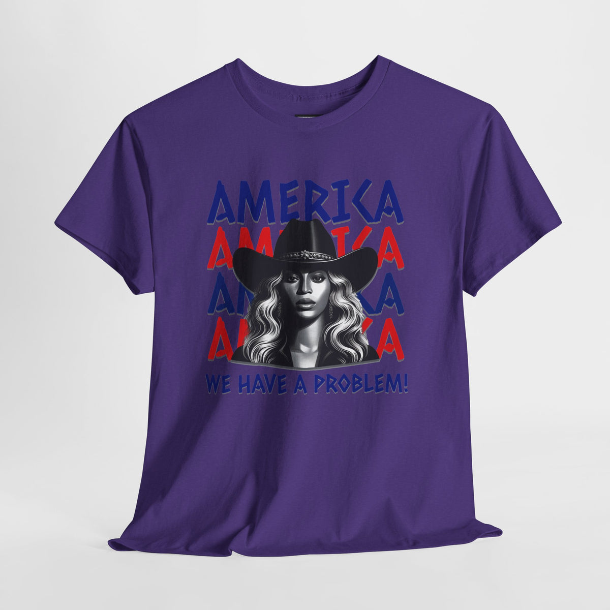 Beyoncé America We Have a Problem T-Shirt – Cowboy Carter Fan Tee, Patriotic Concert Shirt, S–5XL