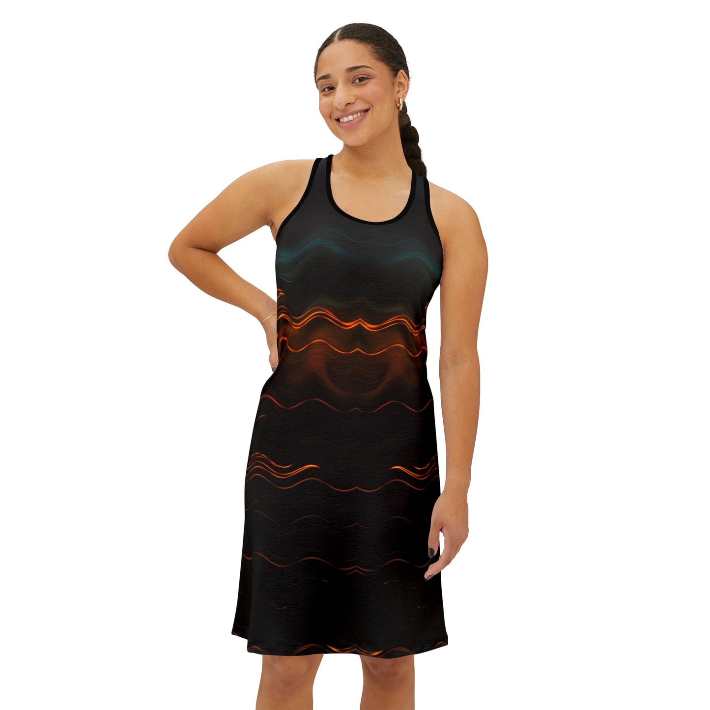Bohemian Wave Women's Racerback Dress