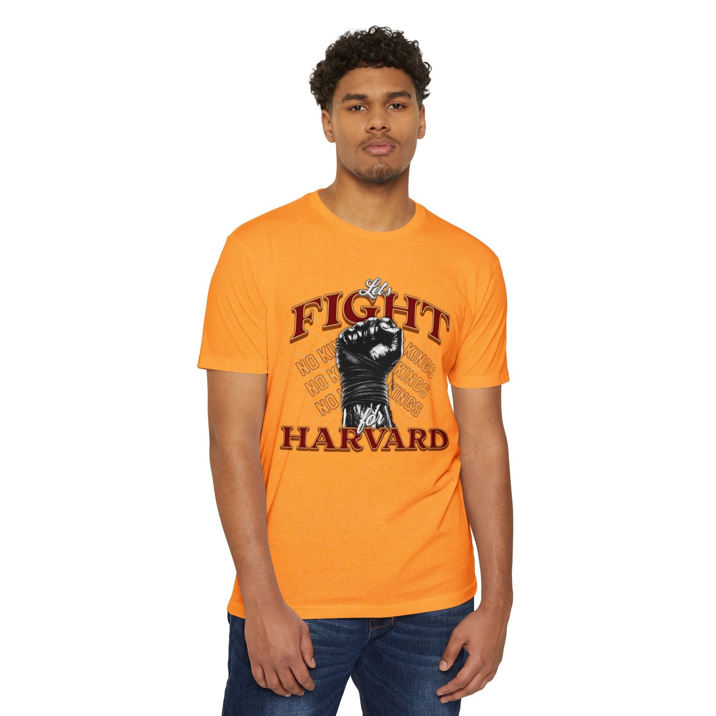 Empowering Fight for Hardvard University T-Shirt | Trump vs. Harvard T-Shirts, Spirit of Democracy, Standing with Hardvard Tee