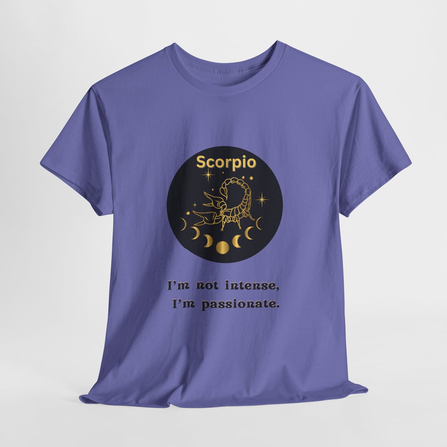 Scorpio T-Shirt, Scorpio Horoscope Gifts, Birth Month Gifts, Zodiac Sign T-Shirt Gifts, Astrology T-Shirt, Unisex Heavy Cotton Tee