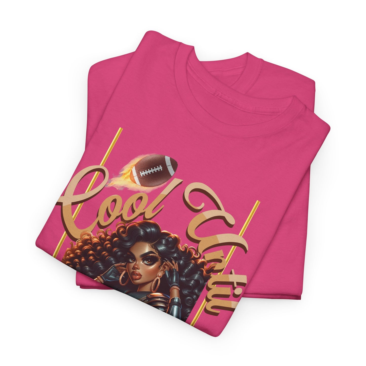 Cool Vibes Kickoff T-Shirt, Game Day Tee, Chic Football Apparel, Football Girl Shirt, Woman Glam Football Shirt, Cute Football Tees, Football Shirts