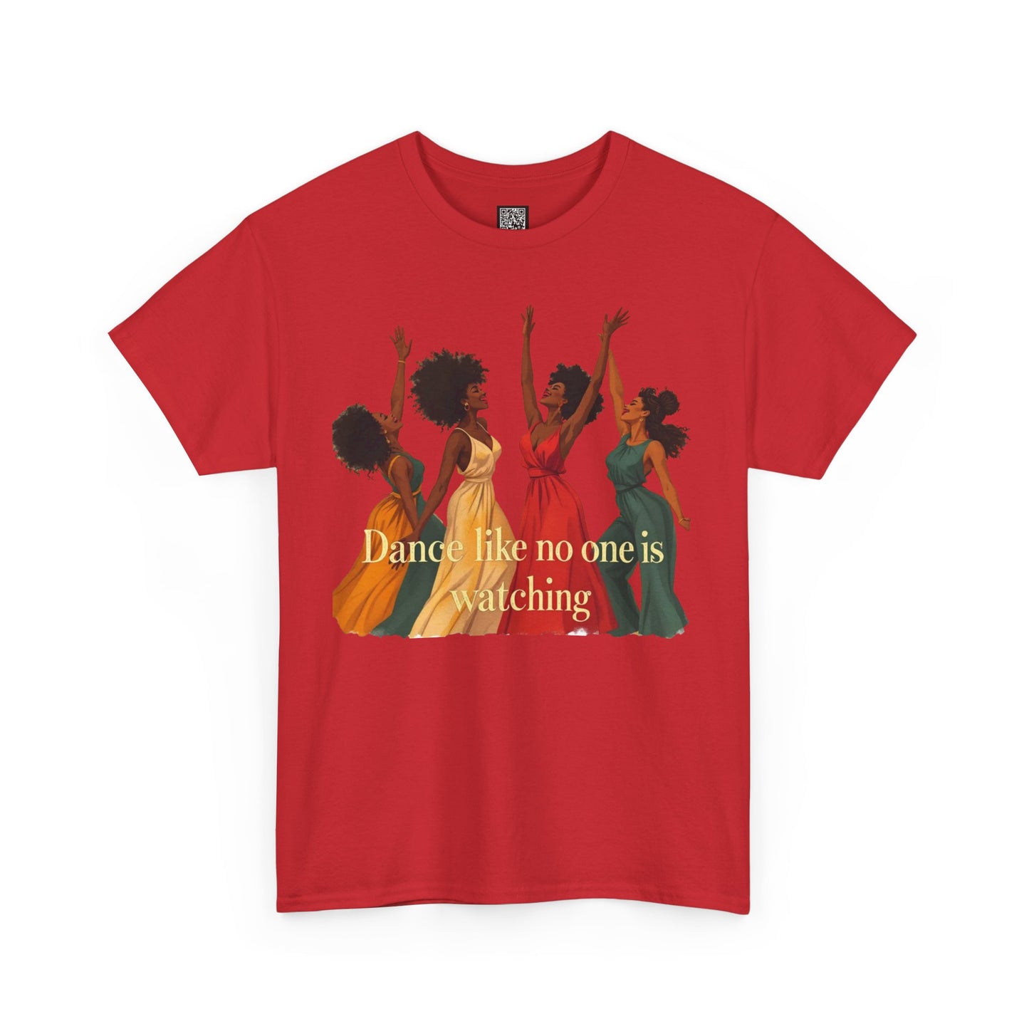 Dance Like No One Is Watching Tee, Unisex Heavy Cotton Tee, Motivational T-Shirt, Gift for Dancers, Casual Wear, Everyday Inspiration