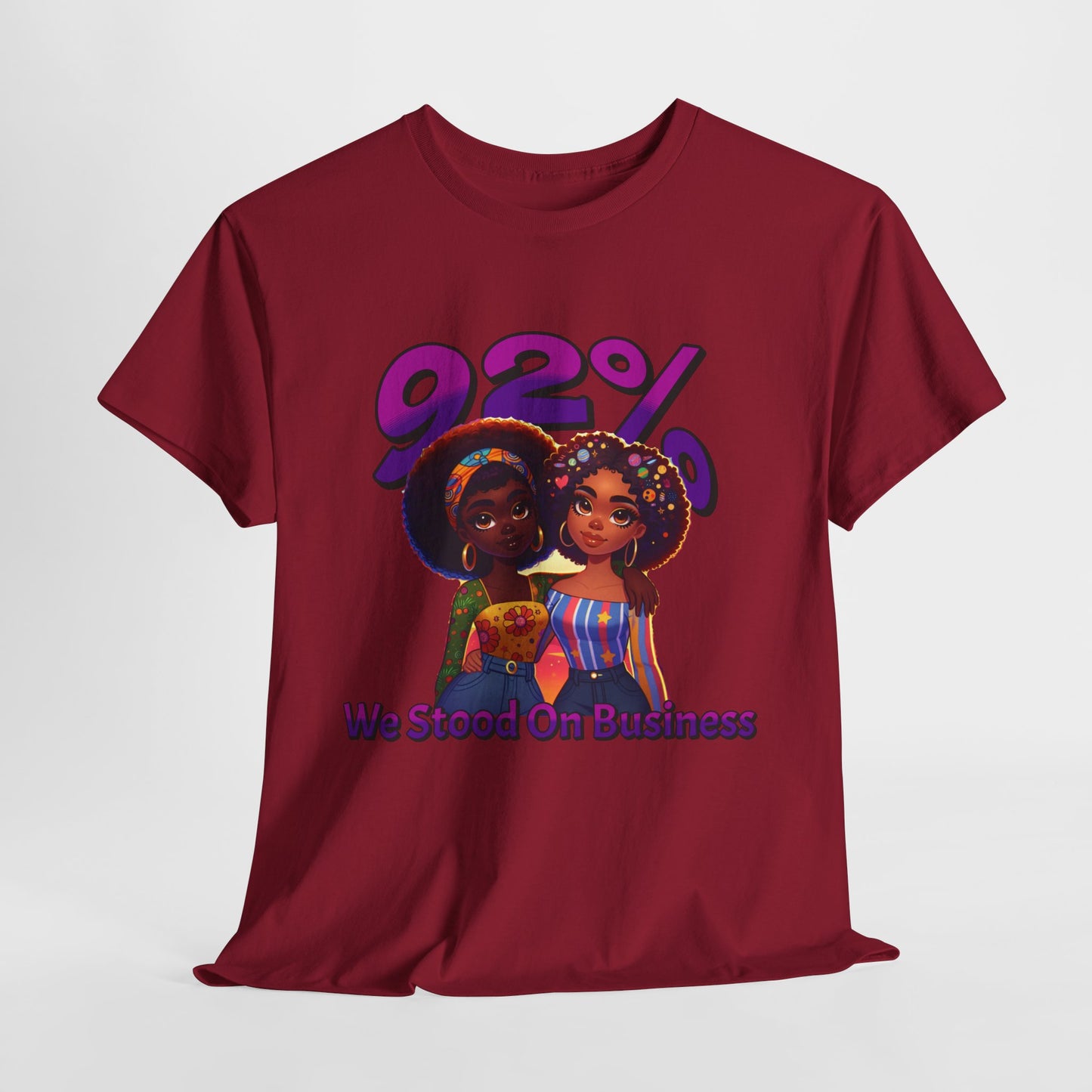 92% Shirt, Save Democracy Shirt, Women Empowerment, Black Woman T-Shirt, Juneteenth Shirt, Black Girl Melanin Shirt, 92 Percenter
