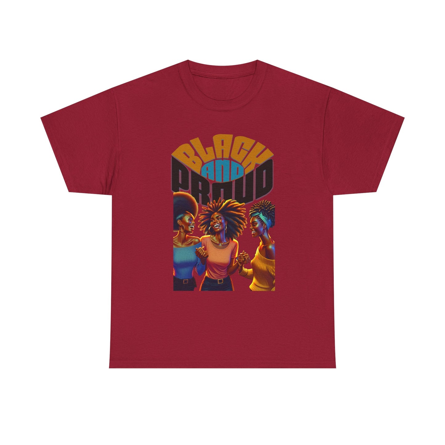 Black and Proud: Sisters United Shirt, Black Culture Shirts, Melanin Power, Black Girl Magic Shirts, African American T-Shirts, Nubian Queens T-Shirts,