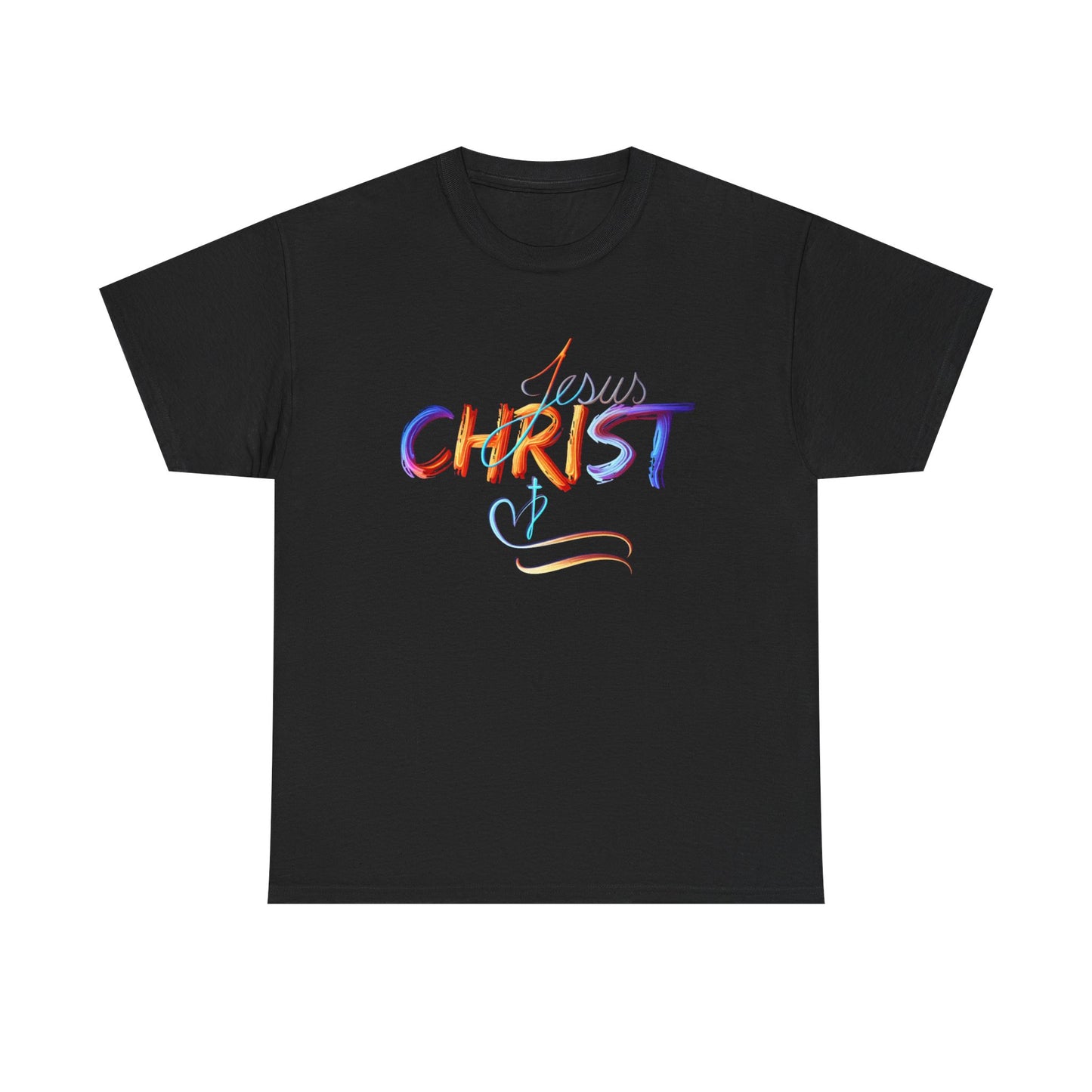 Jesus Christ Shirt, Faith & Light T-shirt, Christian Apparel, Bold Christian Graphics, Christian Gift, Faith-Based Art, Gospel Merchandise