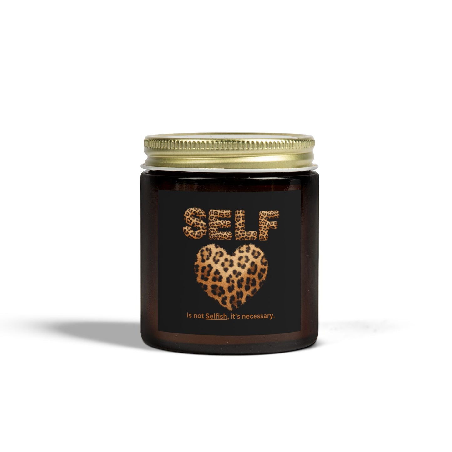 Self-Love Is Not Selfish, It's Necessary Scented Candles, Coconut Apricot Wax (4oz, 9oz)