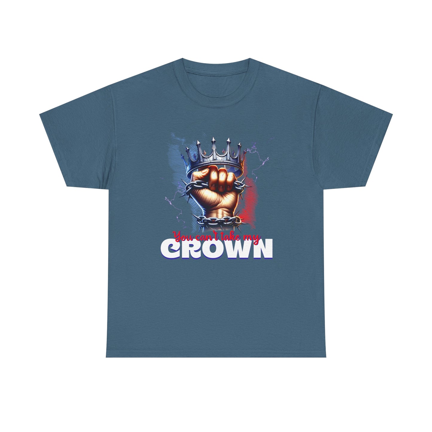 Uncrowned Resilience, 'You Can't Take My Crown' Graphic Tee for Kings & Queens, Self-Empowerment Unisex Clothing, Self-Worth T-Shirt,