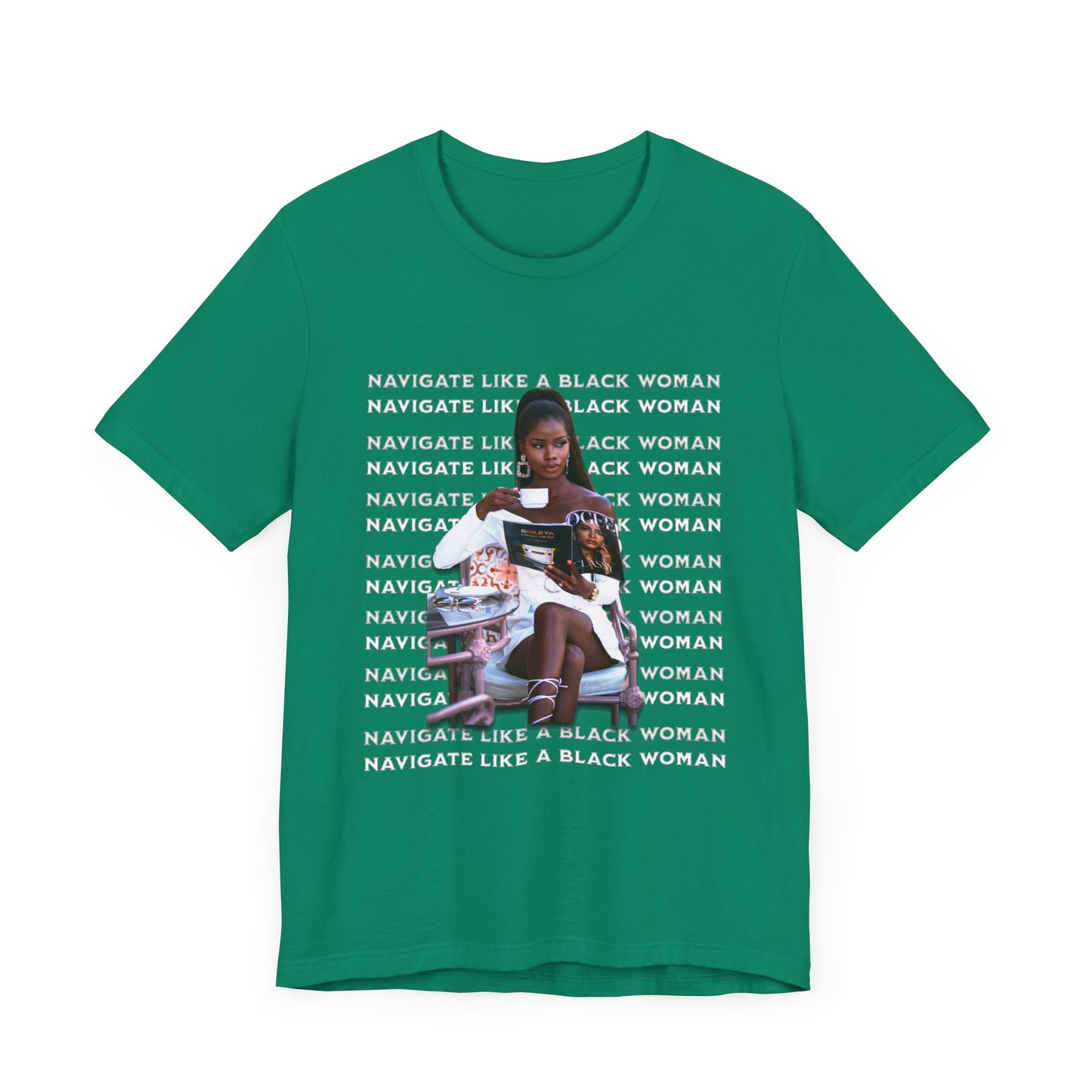 Navigate Like a Black Woman, Black Woman Shirt, 92% Black Woman Club, Black Girl Magic T-Shirts, Black History Month Shirts for Women