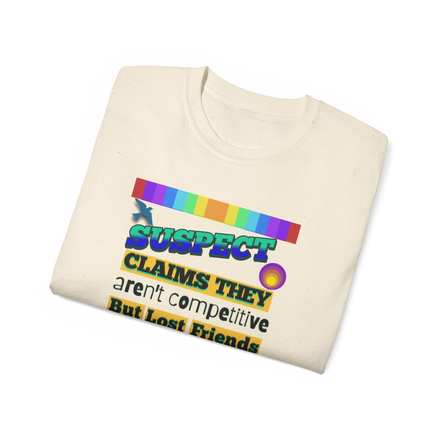 Competitive Spirit Cruise Crew Unisex Tee - Fun Trivia Game Shirt, Gift for Friends, Casual Wear, Family Game Night, Unique Graphic Tee