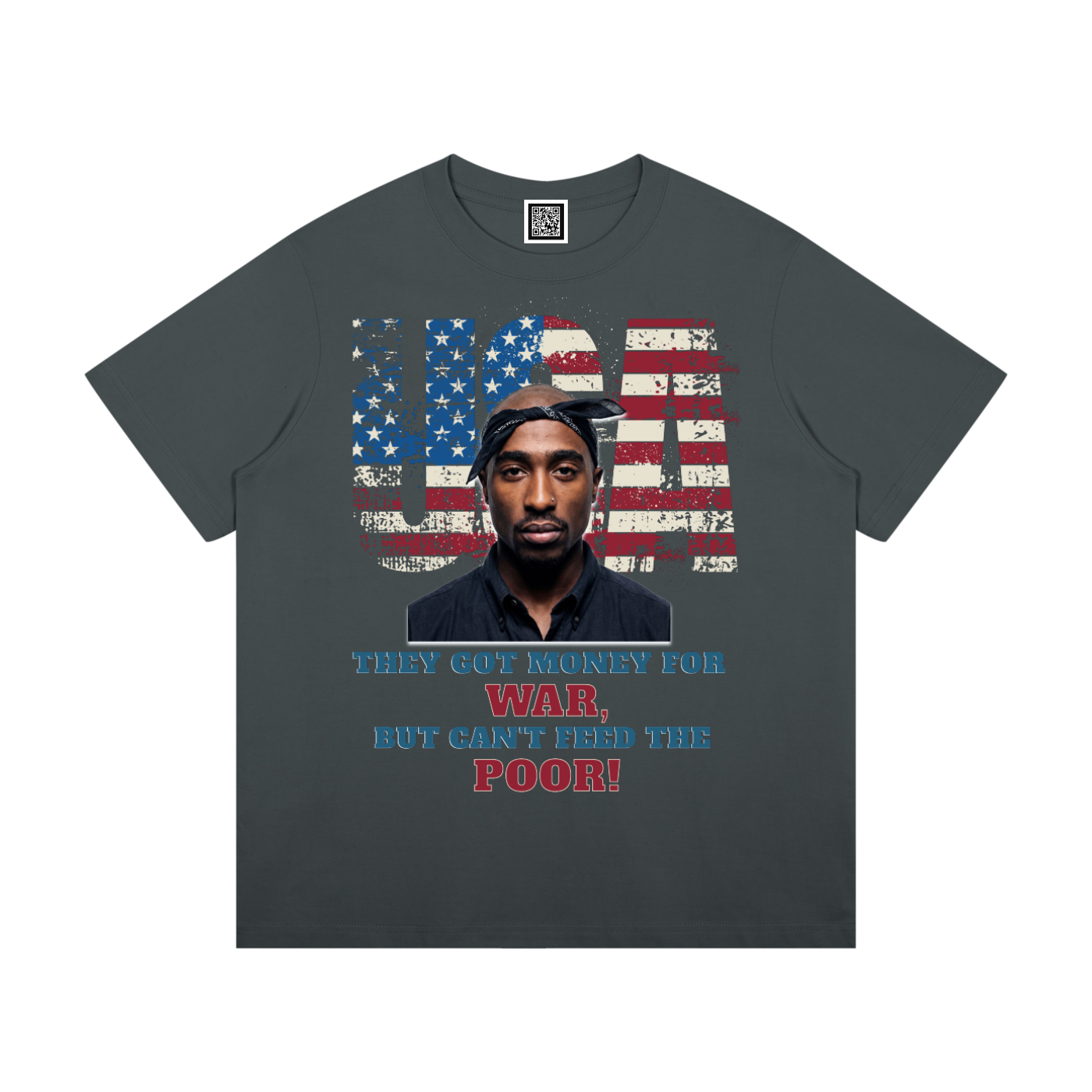 2Pac Unisex Mid-Weight Cotton T-Shirt
