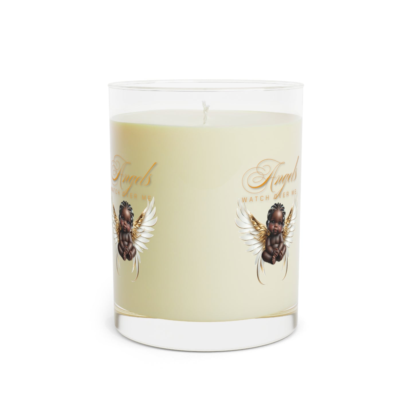 Angels Watch Over Me Scented Candle - Full Glass, 11oz, Seventh Avenue Scented Candles, Burns for 65 Hours, 100% Food Grade Soy Wax