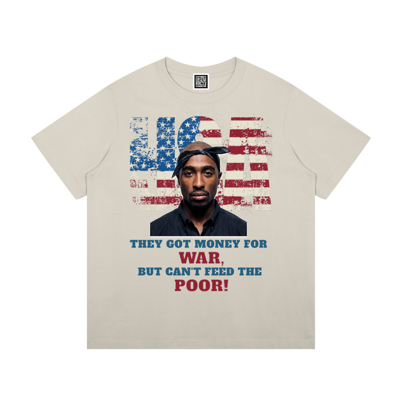 2Pac Unisex Mid-Weight Cotton T-Shirt