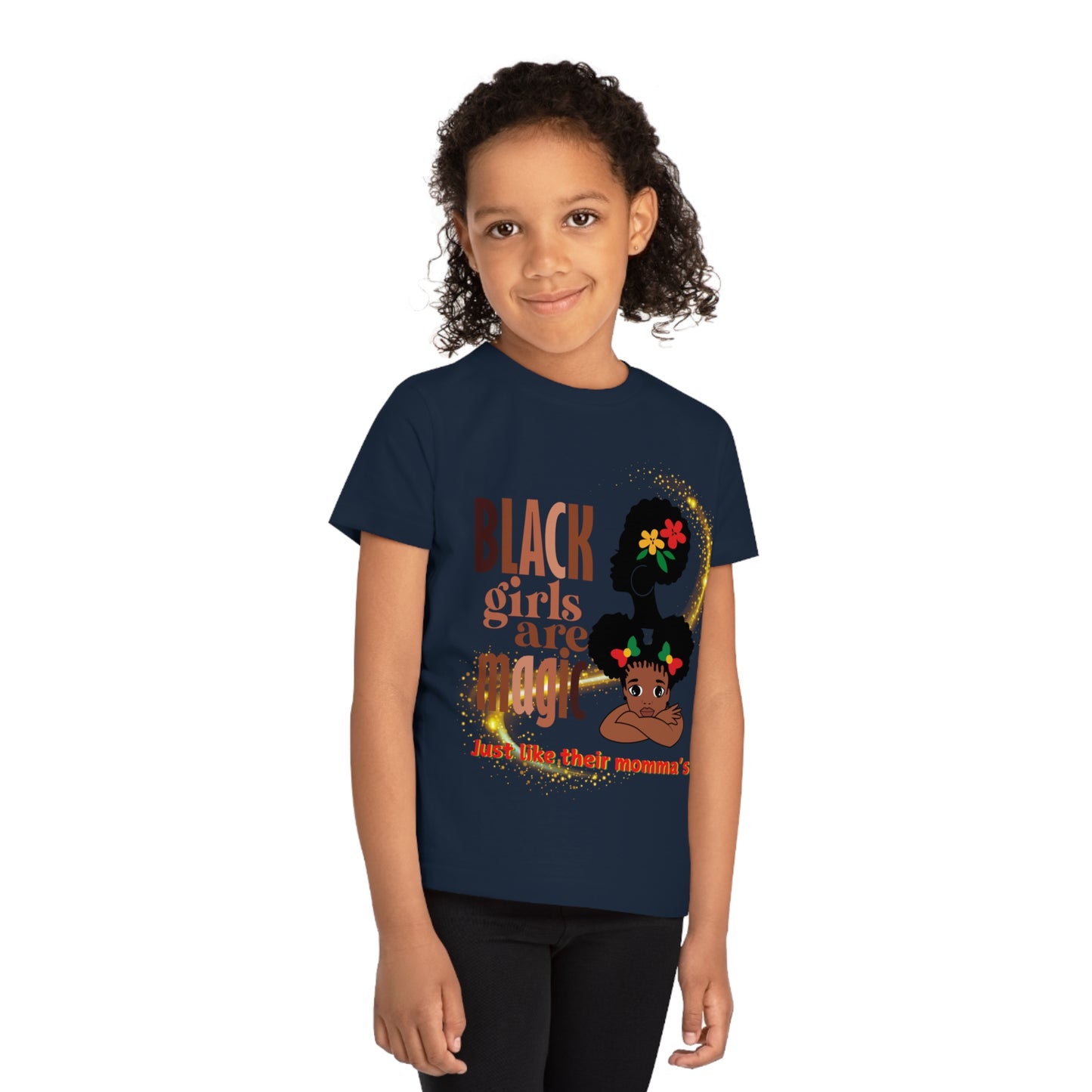 Black Girls are Magic Kids' Creator T-Shirt
