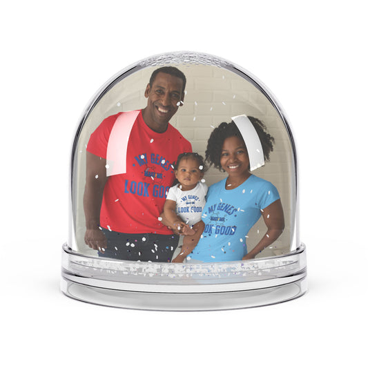 Personalized Snow Globe Keepsake, Family Memories, Holiday Decor, Custom Photo Globe, Unique Gift, Winter Wonderland Decoration