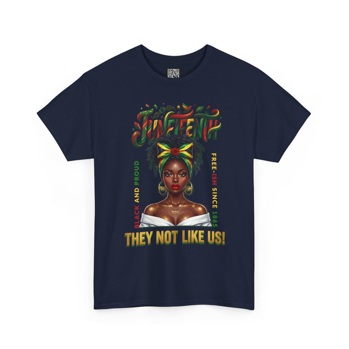 Juneteenth Celebration Tee — "They Not Like Us" Black History Graphic Shirt