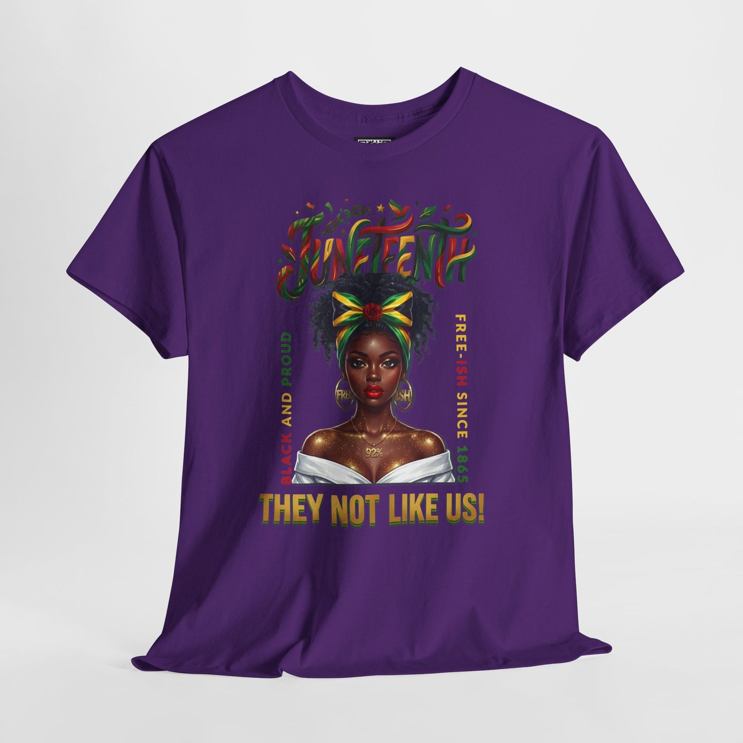Juneteenth Celebration Tee — "They Not Like Us" Black History Graphic Shirt