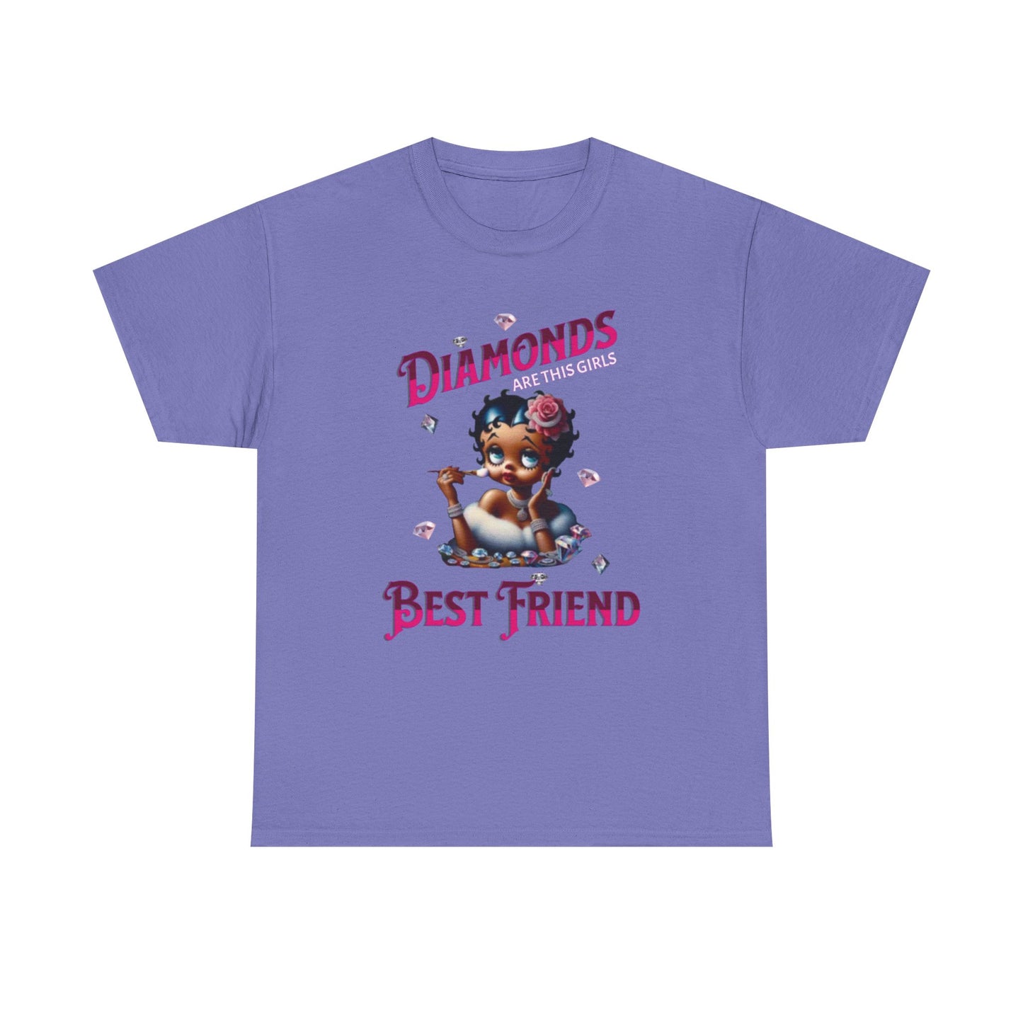 Diamonds Are This Girl's Best Friend, Marilyn Monroe Quote Shirt, Best Friend Tees, Betty Boop I Love Diamonds T-Shirts,
