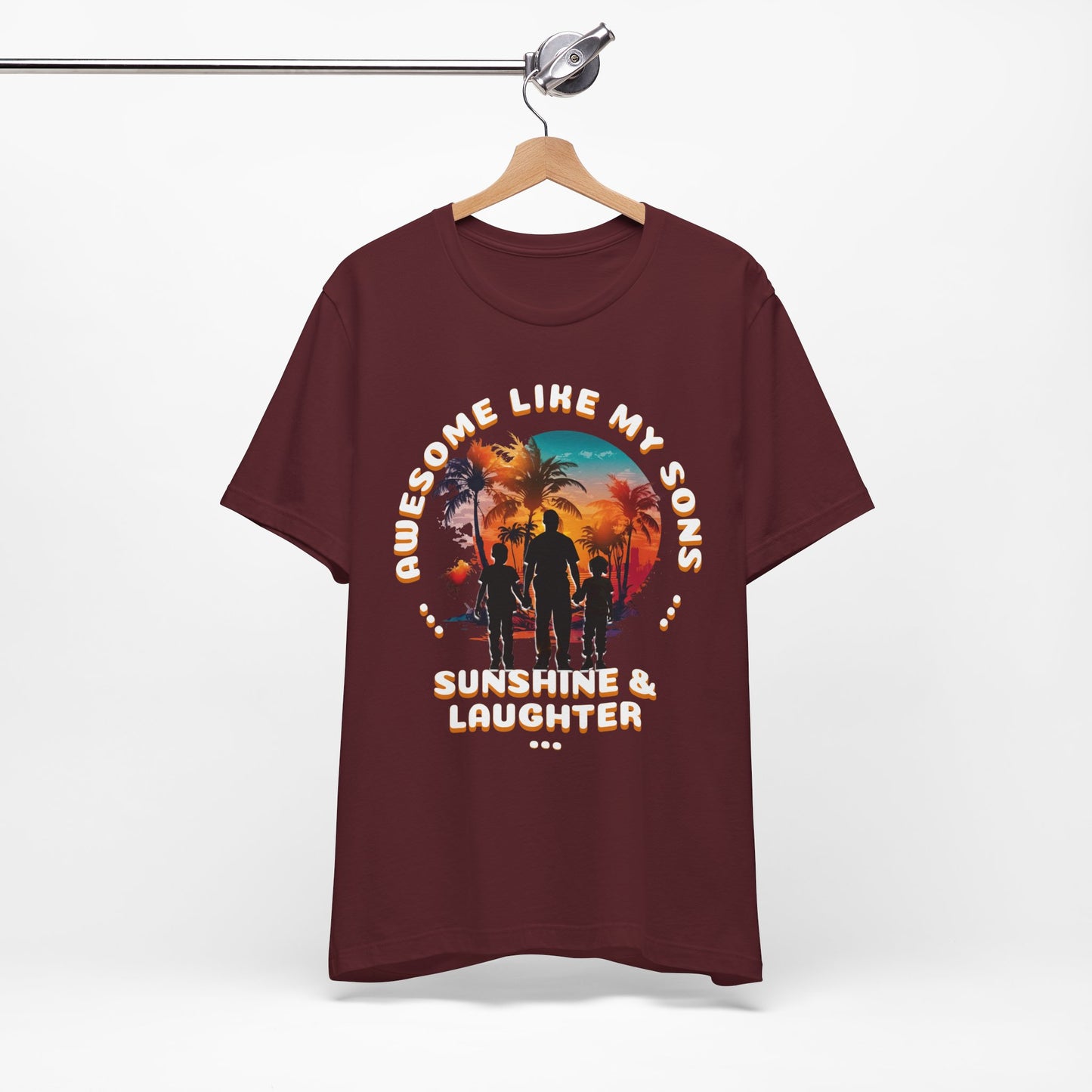 Sunshine & Laughter Tee - Unisex Jersey Short Sleeve Shirt, Gift for Parents, Summer Vibe T-Shirt, Family Trip Shirt, Vacation Apparel