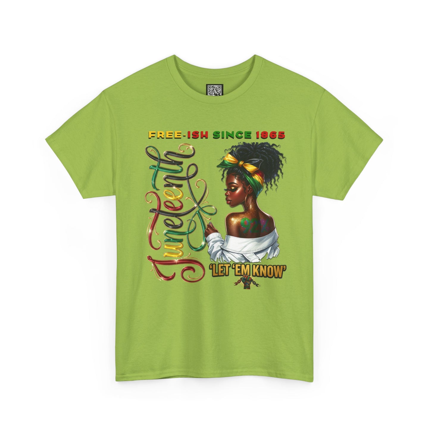 Juneteenth Celebration T-Shirt — 'Juneteenth Let 'Em Know' African American Heritage Tee
