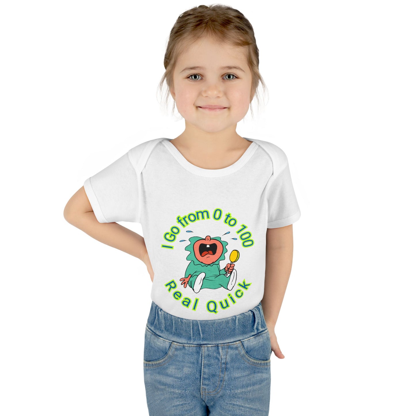 Funny Baby Onesies from 0 to 24 Months, Cute Colorful Baby Onesies for Boy or Girl, From 0 to 100 Real Quick, Newborn Baby Shower Gifts