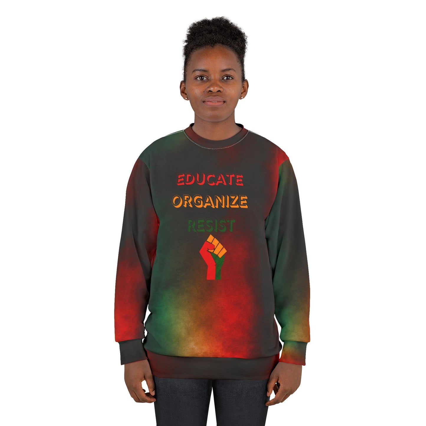 Afrocentric Aurora Glow Sweatshirt