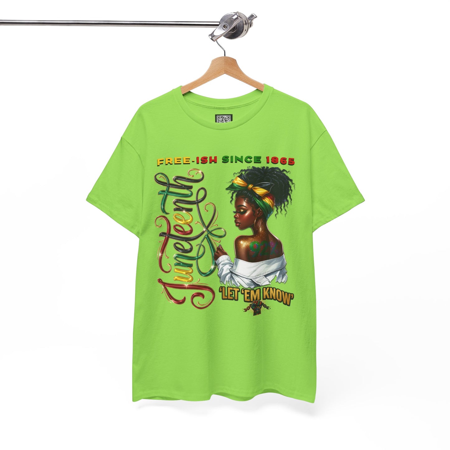 Juneteenth Celebration T-Shirt — 'Juneteenth Let 'Em Know' African American Heritage Tee