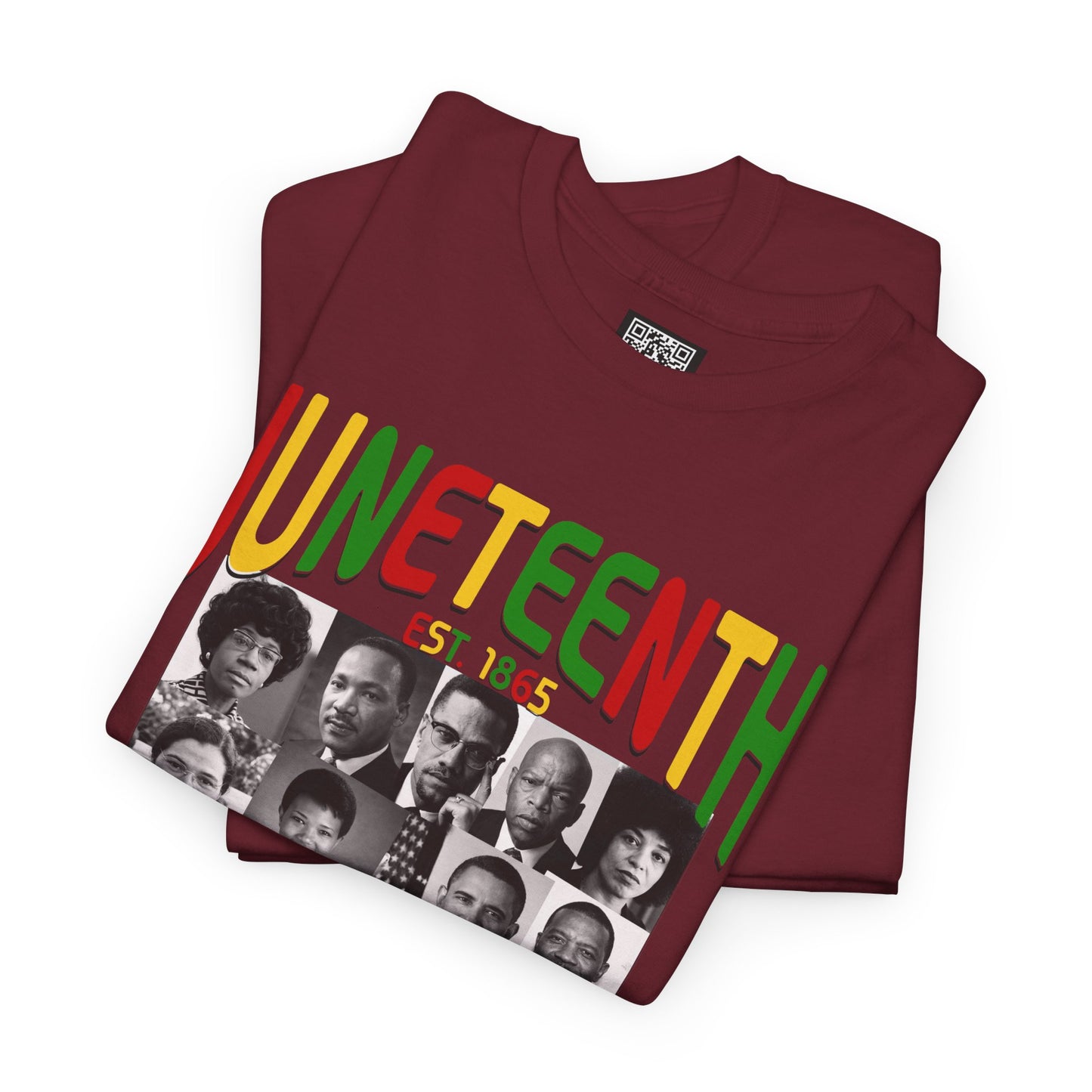 Juneteenth Celebration T-Shirt – "Let Freedom Ring" Colorful Chain Design (Est. 1865)
