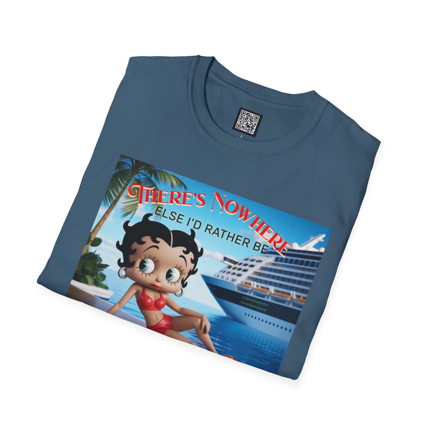 Betty Boop Cruisin' Vintage T-Shirt, Retro Beach Tee, Cute Cruise Themed Summer Fun Shirt, Vacation Outfit, Bettsie Style Clothing