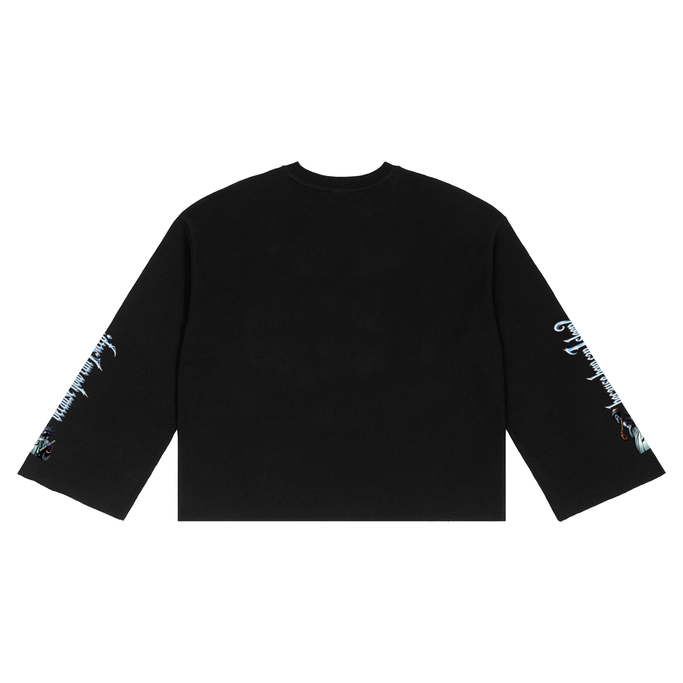 Unisex Waffle Raw Edge T-Shirt