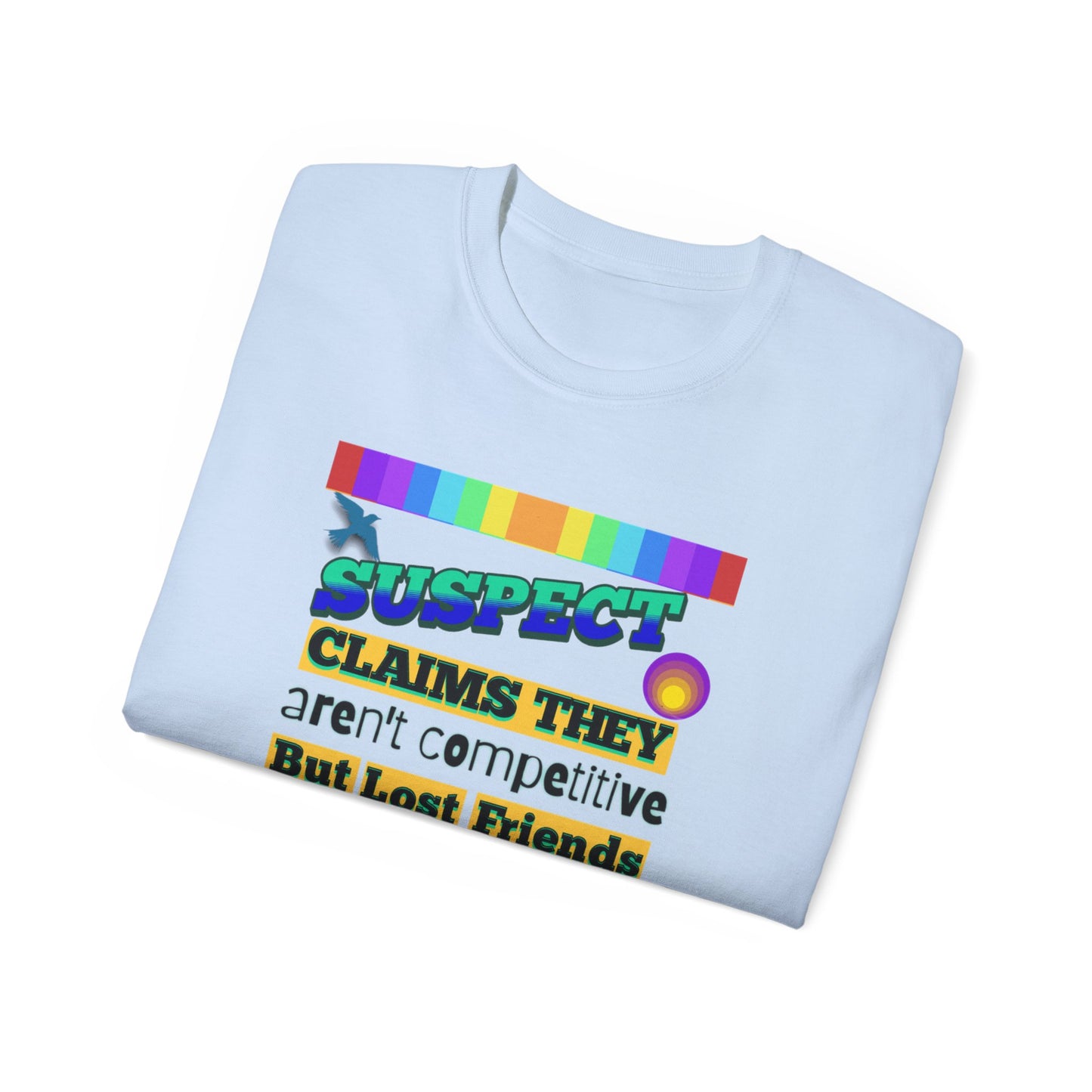 Competitive Spirit Cruise Crew Unisex Tee - Fun Trivia Game Shirt, Gift for Friends, Casual Wear, Family Game Night, Unique Graphic Tee