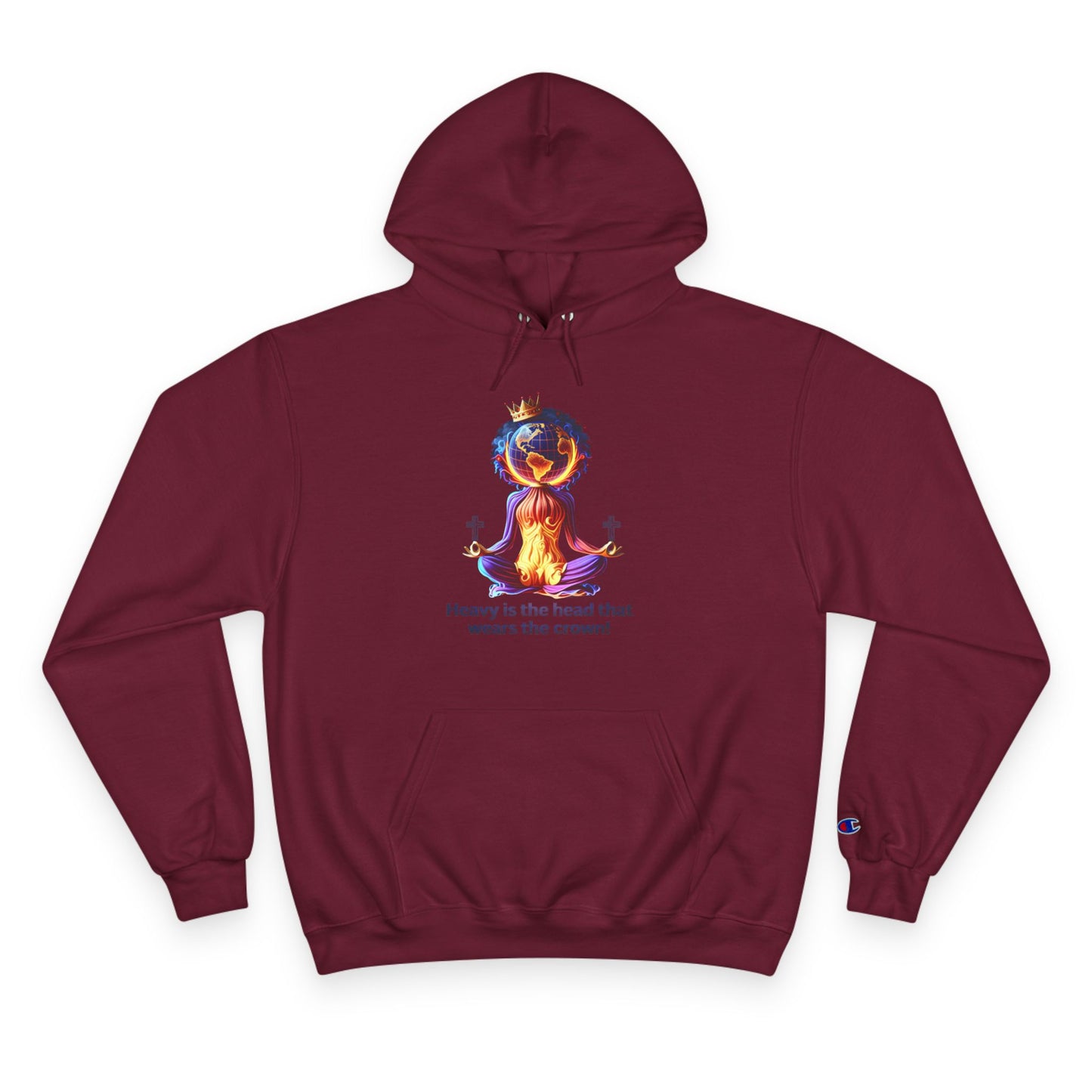 "Heavy is the Head" Champion Hoodie for Women, Inspirational Hoodie for Women, Women Empowerment Hoodies for Women