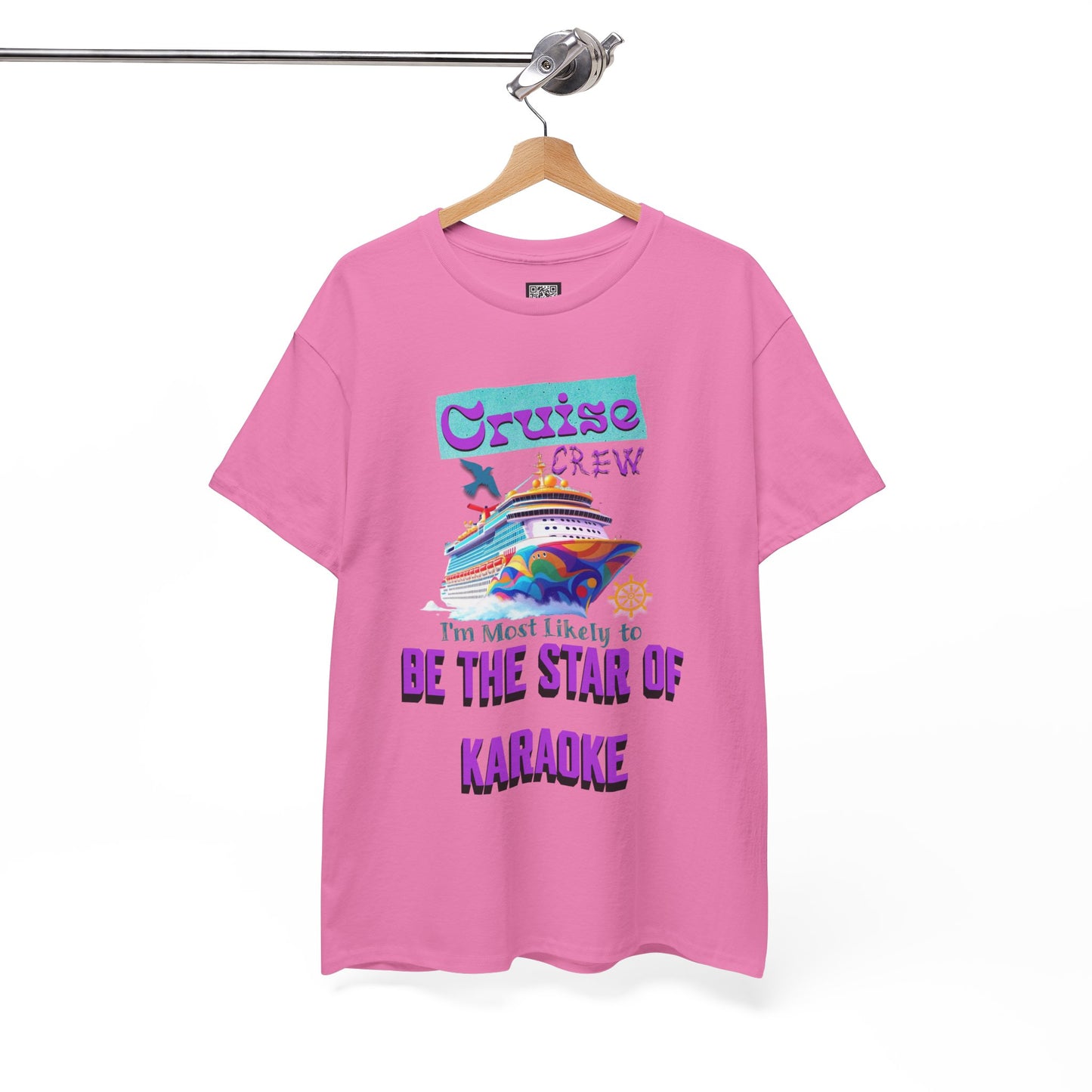 Cruising Karaoke Unisex Tee - Fun Cruise Travel Shirt, Cruise Vacation Outfit, Cruise Summer Party Gear, Gift for Cruise Lovers, Funny Shirt