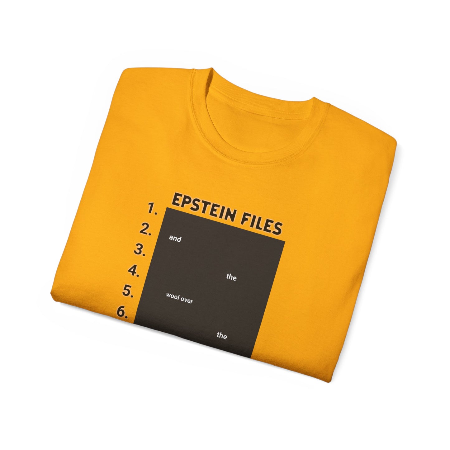 Epstein Files Graphic Tee — 'Donnie Boy Is Scared' Conspiracy Satire T-Shirt