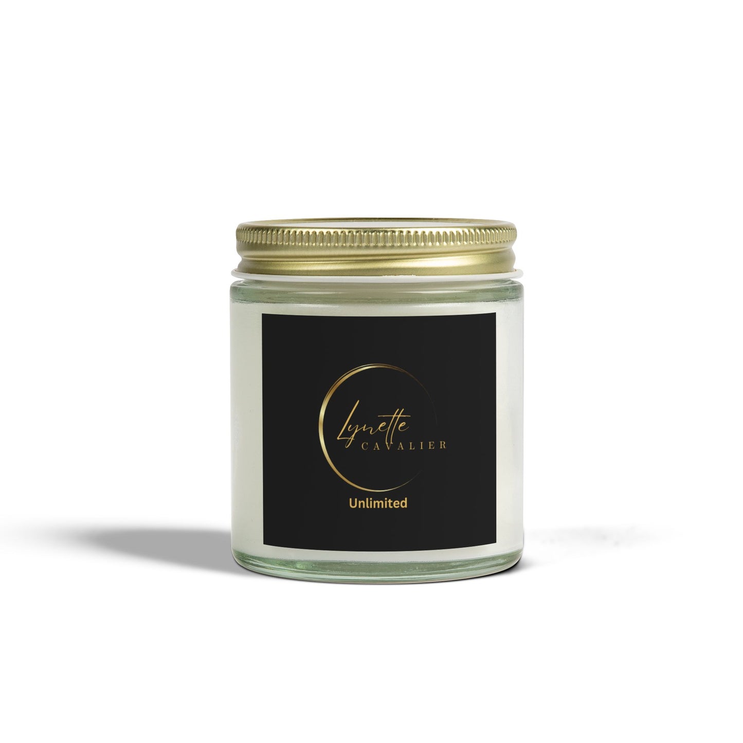 Lynette Cavalier's Scented Candles, Coconut Apricot Wax (4oz, 9oz), 20 Hours of Burn Time, Hand Poured Coconut Apricot Wax