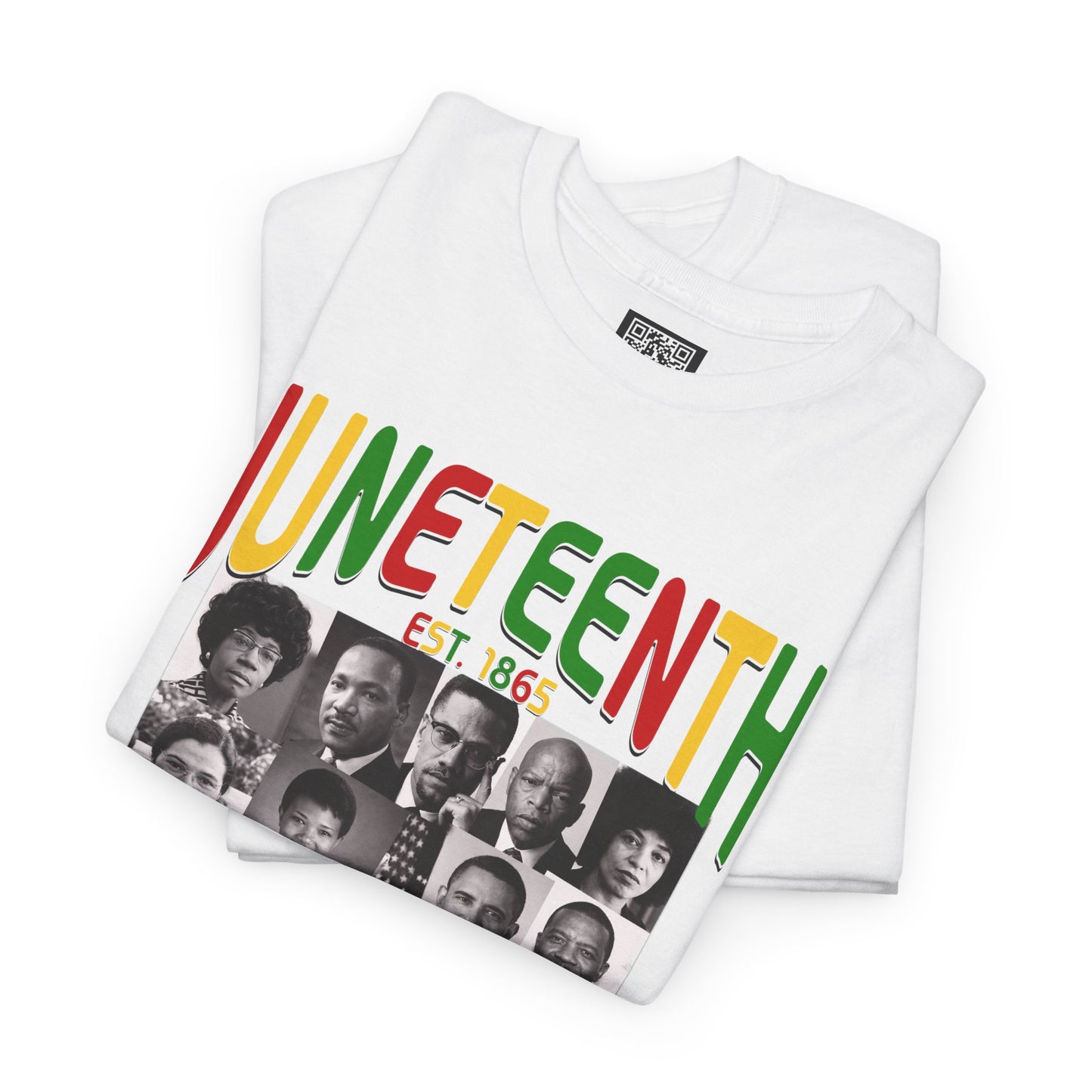 Juneteenth Celebration T-Shirt – "Let Freedom Ring" Colorful Chain Design (Est. 1865)