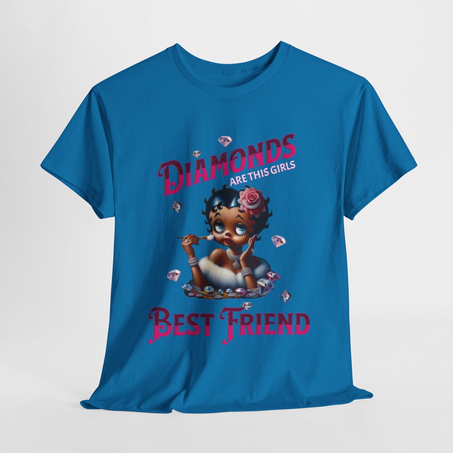 Diamonds Are This Girl's Best Friend, Marilyn Monroe Quote Shirt, Best Friend Tees, Betty Boop I Love Diamonds T-Shirts,
