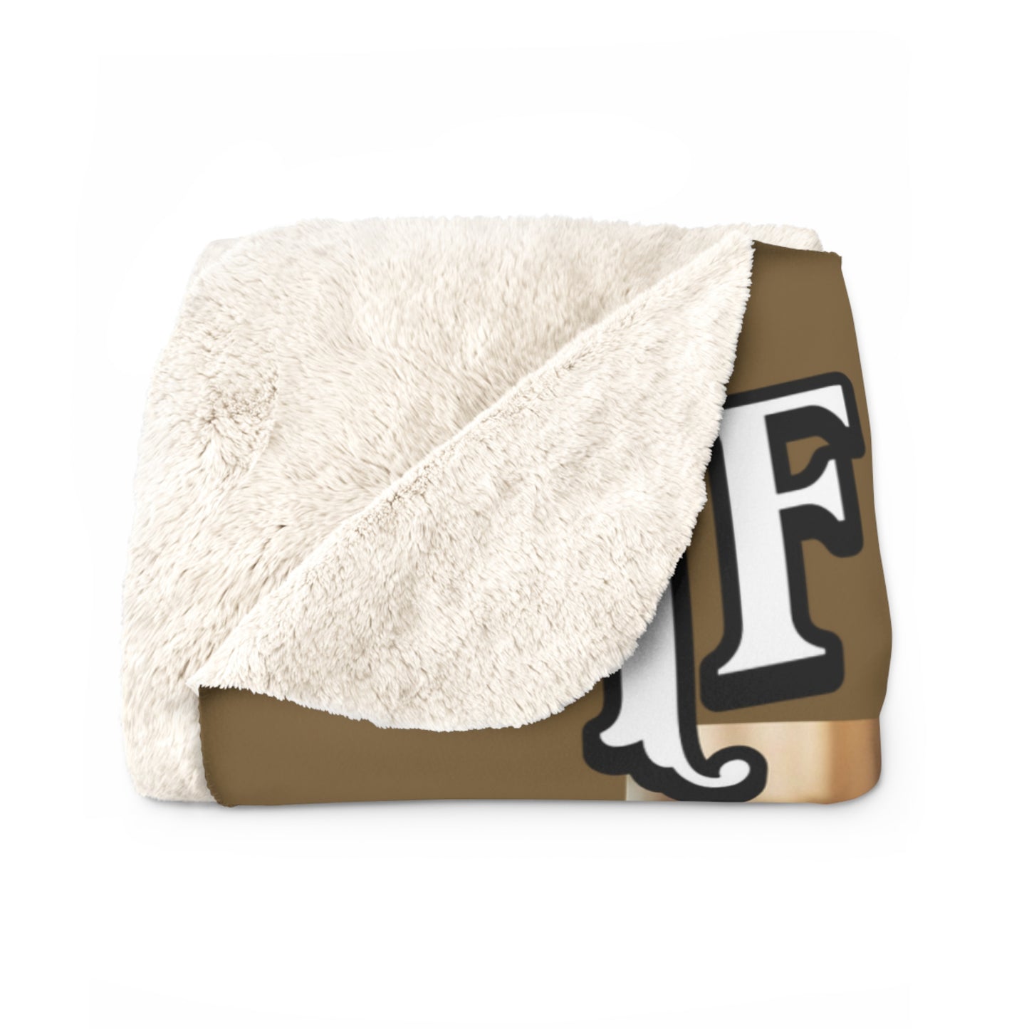 Custom Sherpa Fleece Blanket – Funny 'If You Study Long You Study Wrong' Dog Dominoes Throw