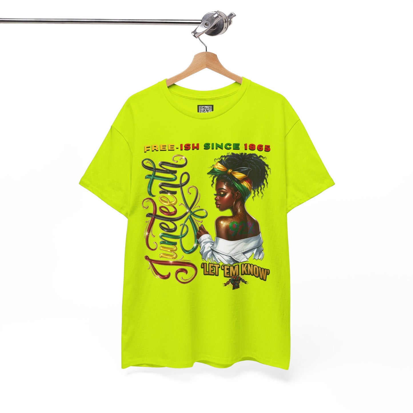 Juneteenth Celebration T-Shirt — 'Juneteenth Let 'Em Know' African American Heritage Tee
