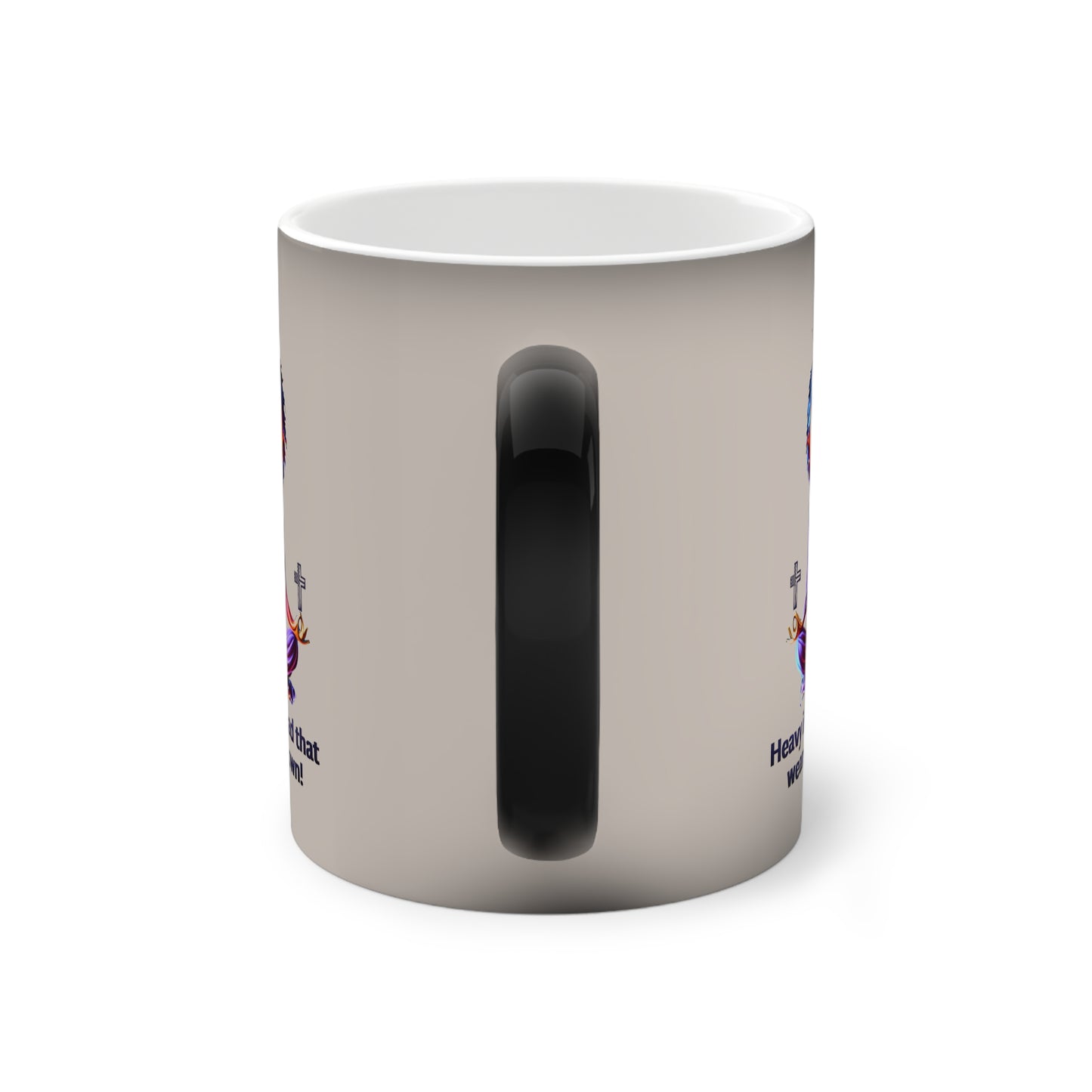 Heavy is the Head That Wears the Crown Color Changing Mug, 11oz, Magic Mug Watching a Secret Unfold with Every Sip
