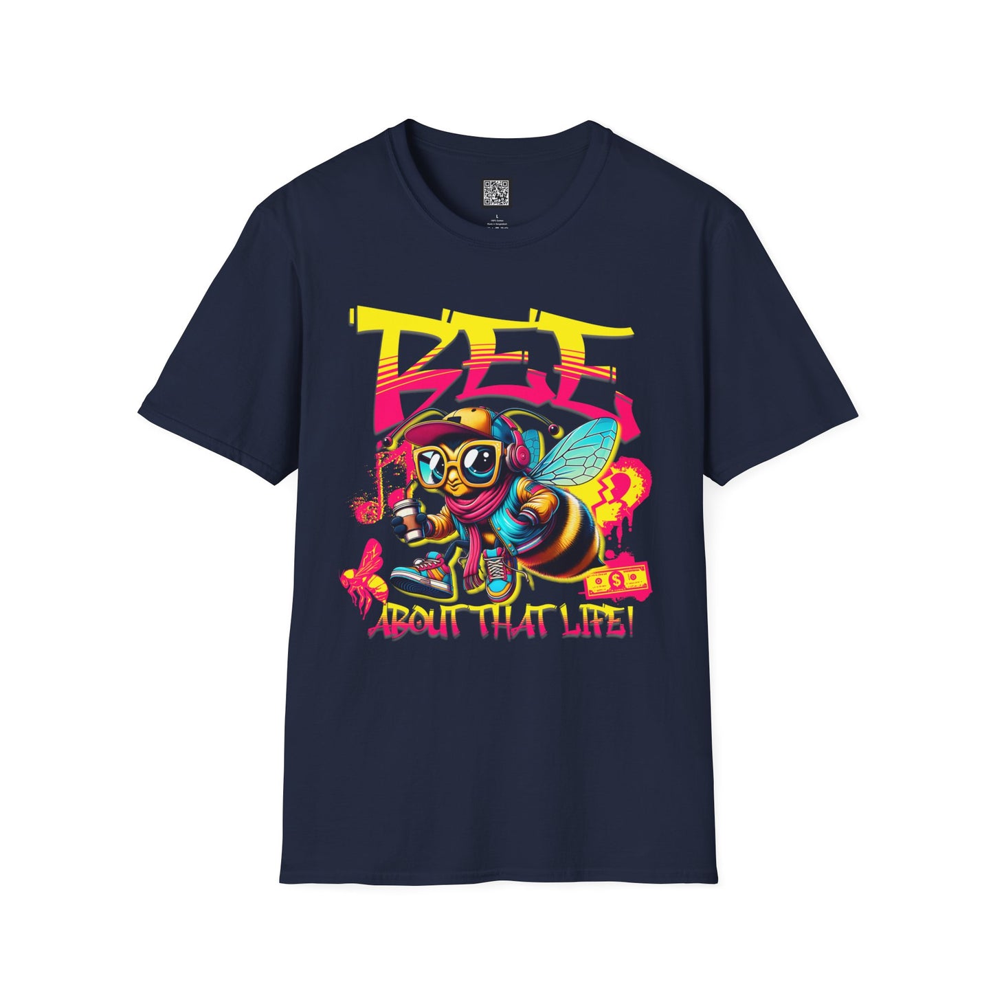 Beekeeper Graphic T-Shirt, Cute Bee Lovers T-Shirt, Fun Colorful Graphic Bee Tee, Summer Casual Wear, Gift for Bee Enthusiast