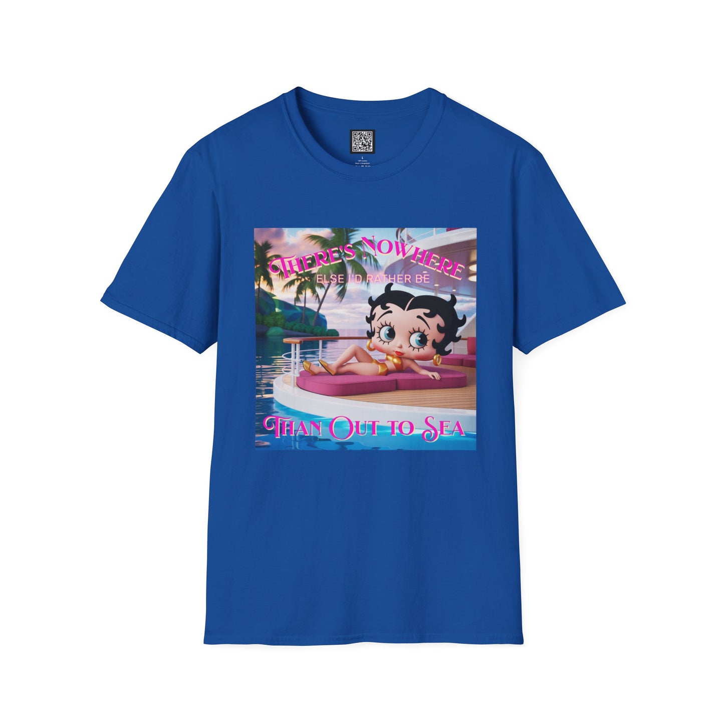 Betty Boop Tropical Unisex T-Shirt, Beach Lover Tee, Summer Vibes Shirt, Retro Cartoon Apparel, Gifts for Her, Fun Vacation Top