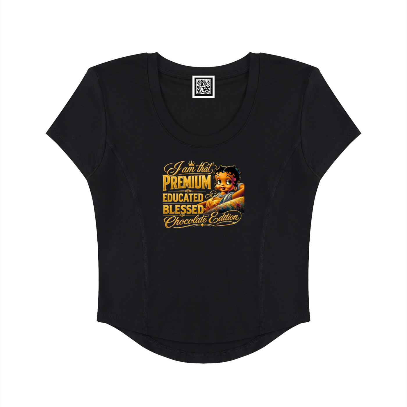 Women's Paneled Crop T-Shirt